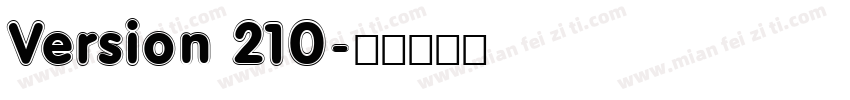 Version 210字体转换